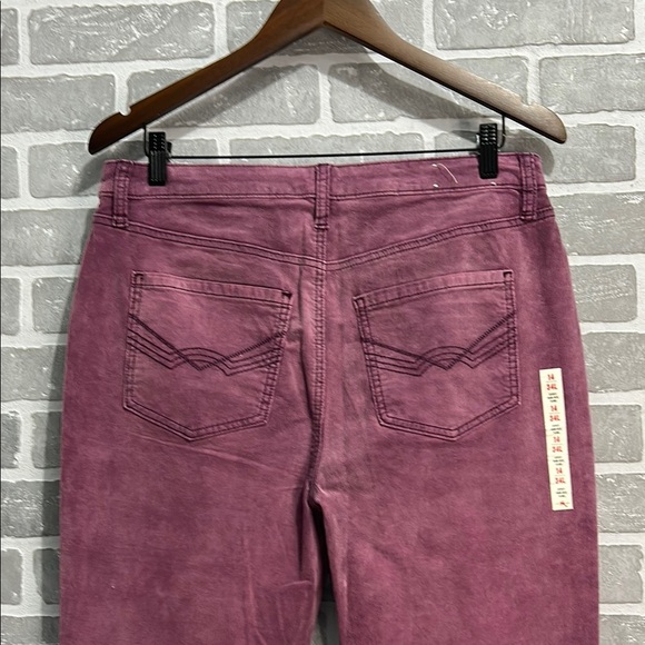 Idyllwind Mauve Velvet Boot Flare Pants - Picture 10 of 13